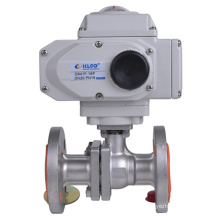 Q941F Series Cast Steel Stainless Steel Electric Actuator Flange Ball Valve